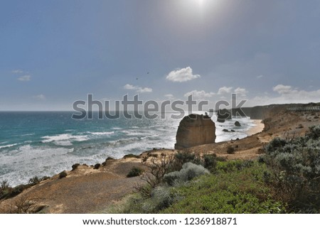 Rocky Cliff Beach View