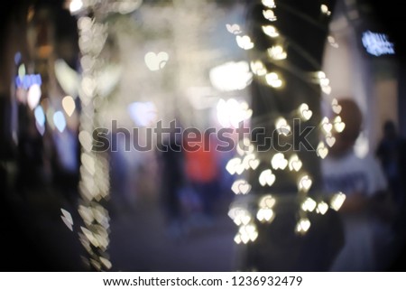 Abstract bokeh background. Christmas Glittering background.