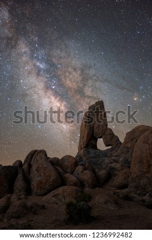 Milky Way over the Boot Arch, Alabama Hills, California