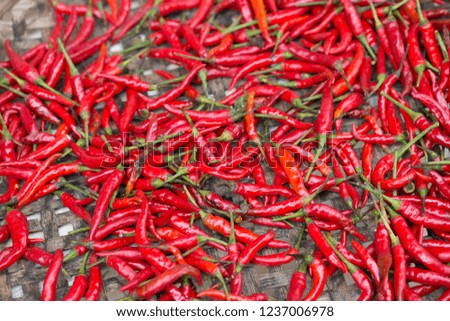Red pepper is a spice that gives a spicy flavor
