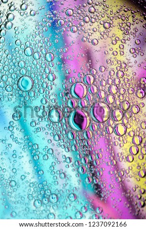 macro bubbles colorful background