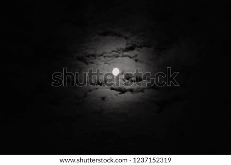 full moon, moonlit night