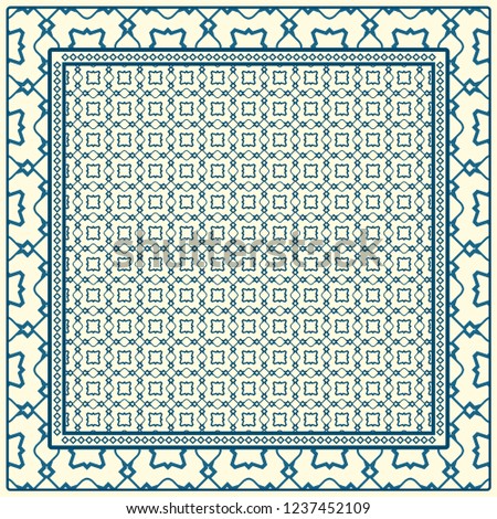Design of a Geometric Pattern. vector. Repeating sample figure and line. For fashion interiors design, wallpaper, textile industry.