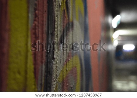 Graffiti on concrete wall