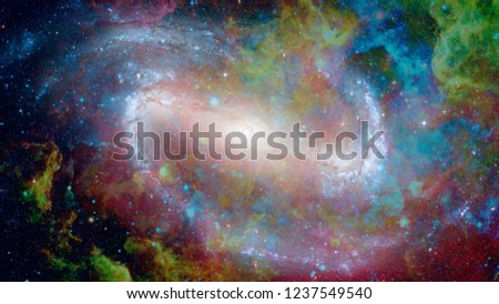 Galaxy and nebula. Space stars. Elements of this Image Furnished by NASA
