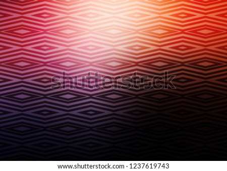 Dark Pink, Yellow vector texture with lines, rhombuses. Glitter abstract illustration with colorful lines, rhombuses. Backdrop for TV commercials.