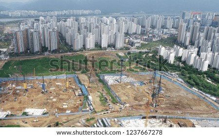 Apartment block under construction