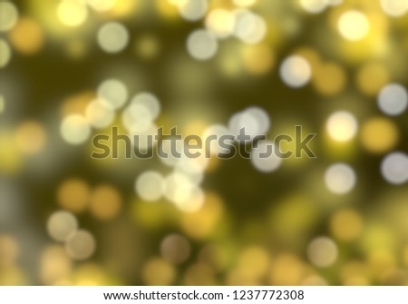 2d illustration.  Bokeh abstract texture. Colorful. Defocused background. Blurred bright light. Circular points. Christmas eve time.