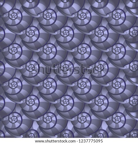 Vector pattern of a happy shell