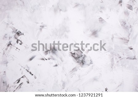 White grunge painted concrete wall texture background. Place for text. Festive concept.
