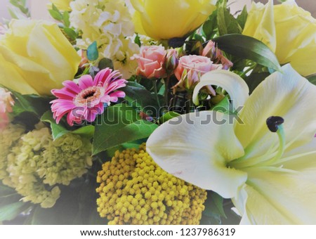 A soft colored bouquet