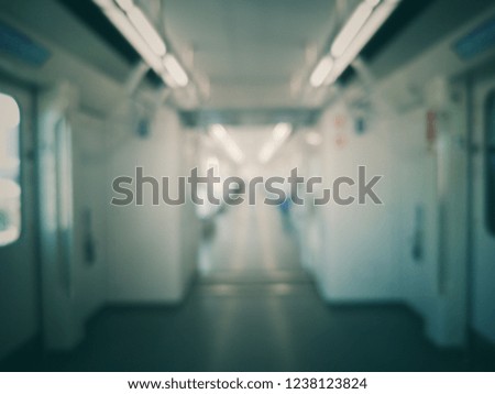  Background image blurred,skytrain station at Bangkok, Thailand, is blurred,Vintage colors picture.