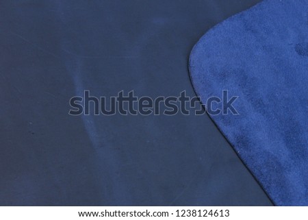 blue leather texture