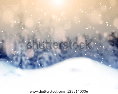 winter christmas background with snow fir branches cones frozen berries