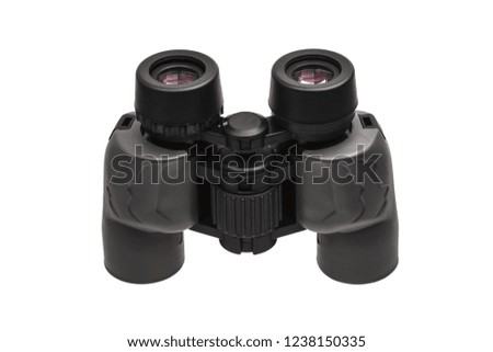 binoculars isolated on white background