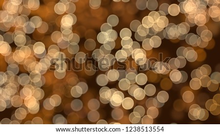 2d illustration. Christmas eve time. Abstract texture. Colorful. Defocused background. Blurred bright light. Circular bokeh points. Lights in the dark.