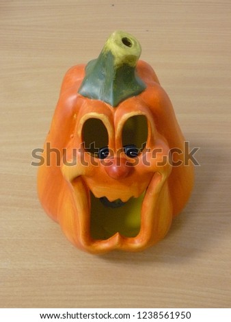 carved pumpkin for halloween