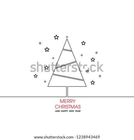 Creative christmas tree design background