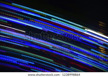Beautiful long time exposed Light painting trails texture