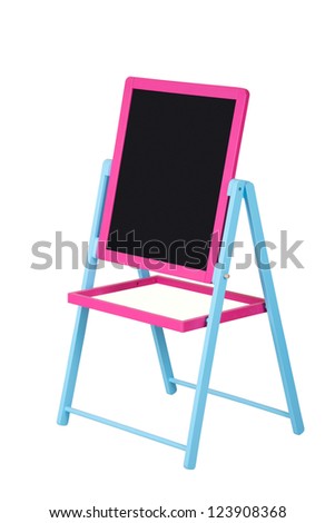 easel isolated with white background