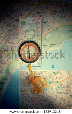 Map and compass, Using Compass