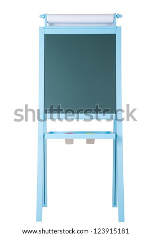 easel isolated with white background
