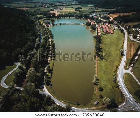 Lake Sulm in Leibnitz, Austria