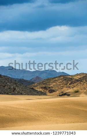 Saudi Arabian desert landscape