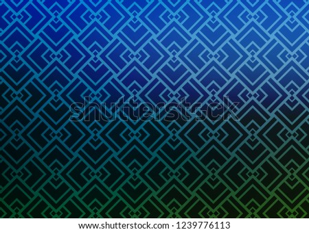 Light Blue, Green vector template with repeated sticks. Blurred decorative design in simple style with lines. Backdrop for TV commercials.