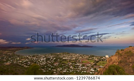 Twilight view of Townsville, North Queensland, Australia