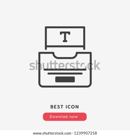 typewriter icon vector