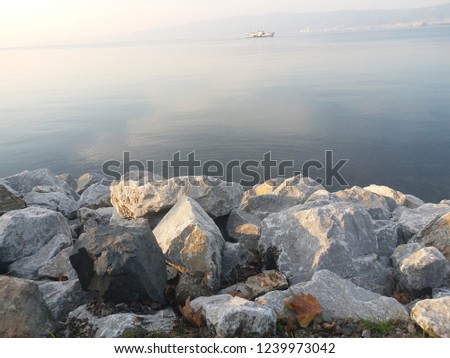 scenery view stones