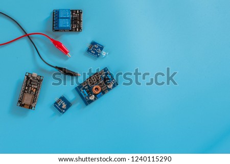 IOT Micro-controller Nano Electronic Board Royalty-Free Stock Photo #1240115290