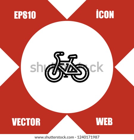 bicycle  icon vector