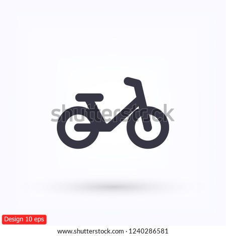 bicycle icon. Vector  Eps 10 