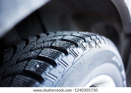 Winter tire with spikes