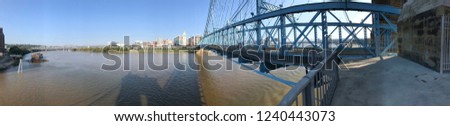 Roebling Bridge Panorama