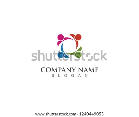 people community logo and vector design