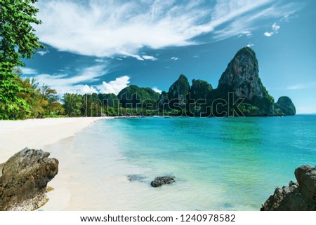 Thailand beach with turquoise water