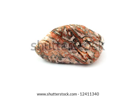 Leopard Skin Jasper Birth Stone. The Picture of Birth Stone is made in light box with 7 light sources 50 mm/f 2.8 and 20 mm extension tube. It has all positives and negatives of macrophotography.