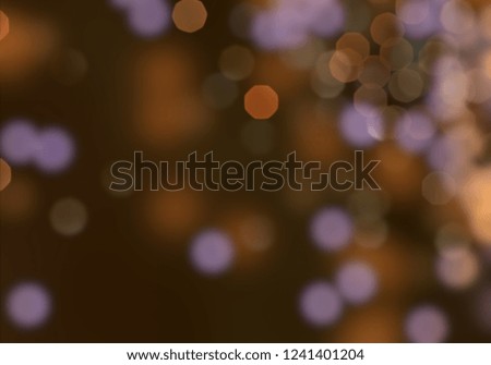 2d illustration of christmas bokeh on dark background. abstract texture. Defocused scattered dots background. Blurred bright light. Circular points. Christmas eve time. Colorful circle shapes.