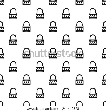 Lock pattern seamless vector repeat geometric for any web design