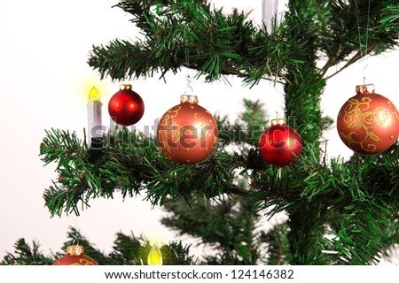 detail of a christmas-tree
