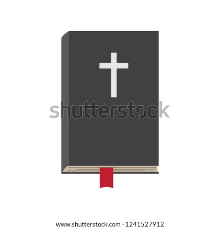 Isolated bible icon. Christian object. Vector illustration design
