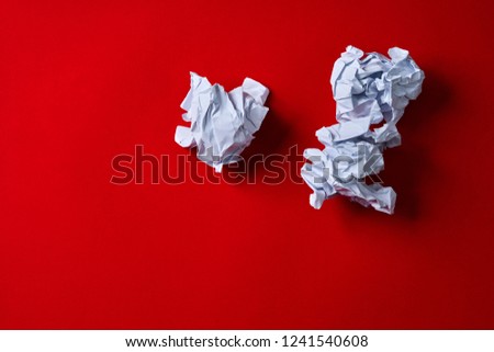 Crumpled Paper, Color Back Ground                               