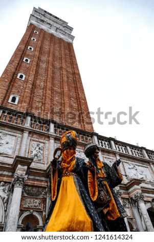 Photo View in Venice City During the Carnival Holiday