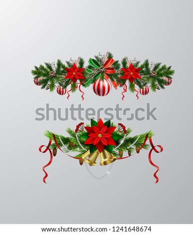 Christmas tree branch decorations