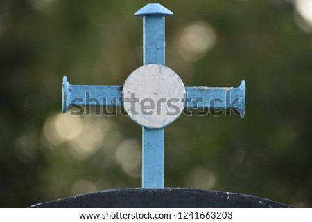 Cross made of steel
