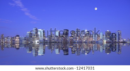 Moonlight over Manhattan
