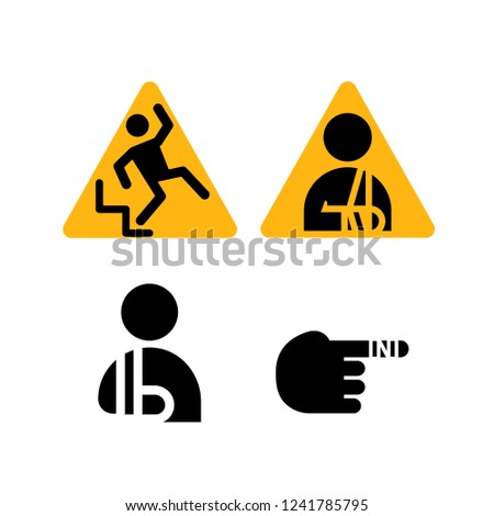 Injury sign. Vector illustration